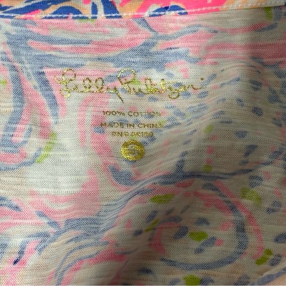 ❤️Lilly Pulitzer Starfish & Shell Tassel Top- Small - Picture 6 of 6